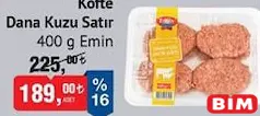 EMİN KÖFTE DANA KUZU SATIR 400 G EMİN KÖFTE DANA KUZU SATIR 400 G